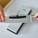 image 2 of Cooks Professional Whetstone Knife Sharpener with Non-Slip Stand & Angle Guide | Dual Design with Coarse (600) and Fine (2000) Grit Levels