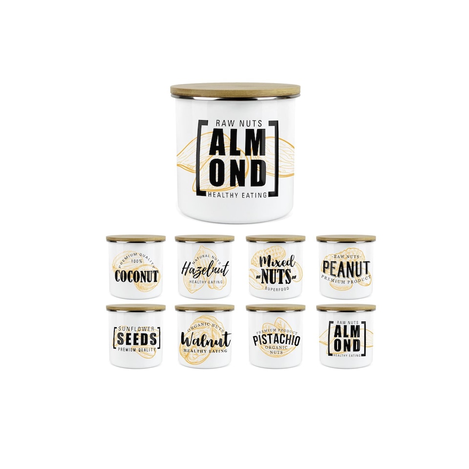 image 1 of Classic Snacks Storage Pot - Mixed Nuts