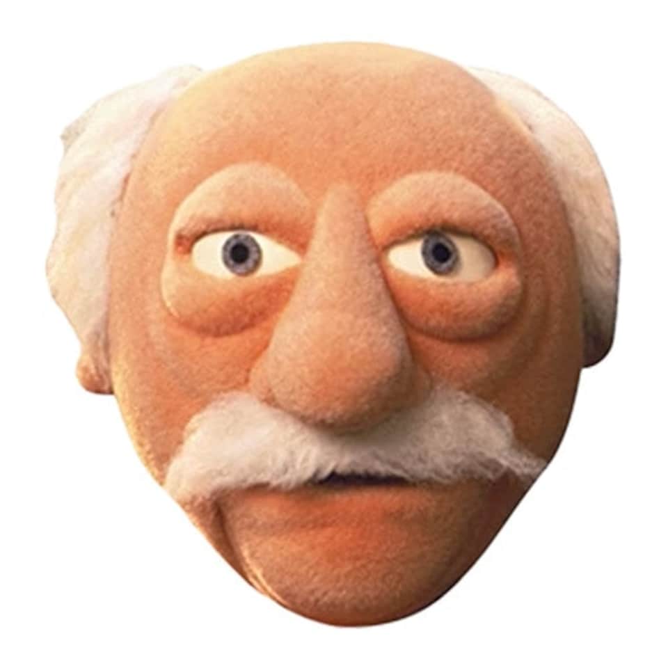 Waldorf The Muppets Disney Cardboard Face Mask