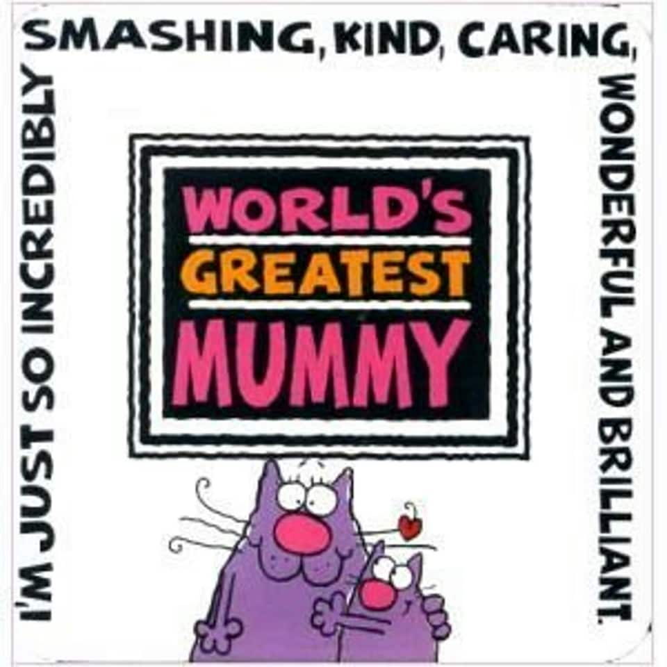 image 1 of Worlds Greatest Mummy Coffee/Tea Mug Coaster