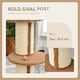image 5 of PawHut 91cm Scratching Posts Cat Tree Activity Centre for Indoor Cats Brown