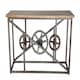image 1 of Ells Industrial Console Table with Wheels Black