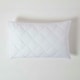 image 5 of Homescapes Anti Allergy Pillow Protectors - Pack of 4 | White | Standard