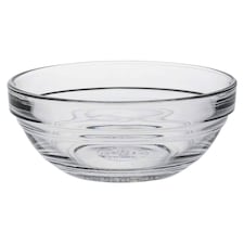 Duralex Lys Stacking Glass Cooking / Ingredients / Food Bowl - 9cm | Clear | Clear