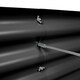 image 5 of Harbour Housewares Rounded Raised Garden Beds - 120cm x 60cm x 60cm - Anthracite - Pack of 2 Black