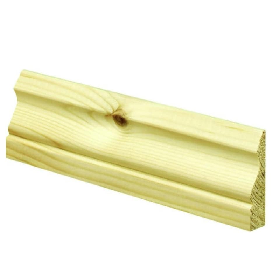 PACK OF 5 - Ogee Pine Architrave - 19mm x 69mm x 2100mm