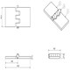 image 5 of Pack of 2 Solid Drawn Steel Butt Hinges Extra Heavy Duty Industrial 50x120mm Silver