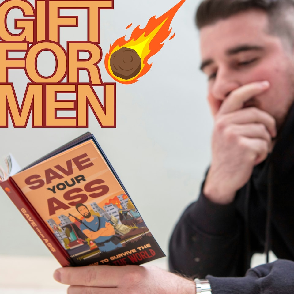 image 1 of Save Your Ass! - Funny Gift Book For Him