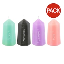 Something Different Crystal Candles (Pack of 16) - Multicoloured - One Size