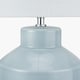 image 3 of Duck Egg Blue Crackle Effect Table Lamp