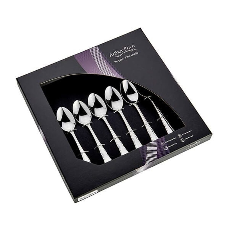 image 1 of Arthur Price Classic Dubarry Set of 6 Teaspoons