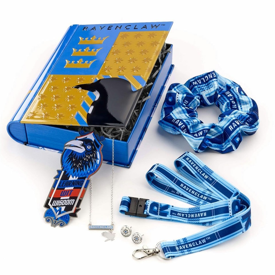 image 1 of Harry Potter Ravenclaw Gift Set - Blue/Gold/Black - One Size