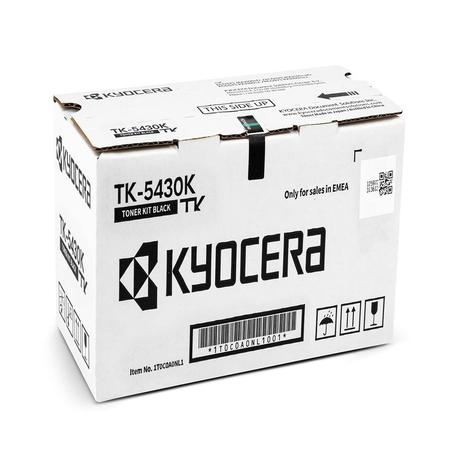 Kyocera Black Standard Capacity Toner Cartridge 1.25K pages for PA2100 & MA2100 - TK5430K