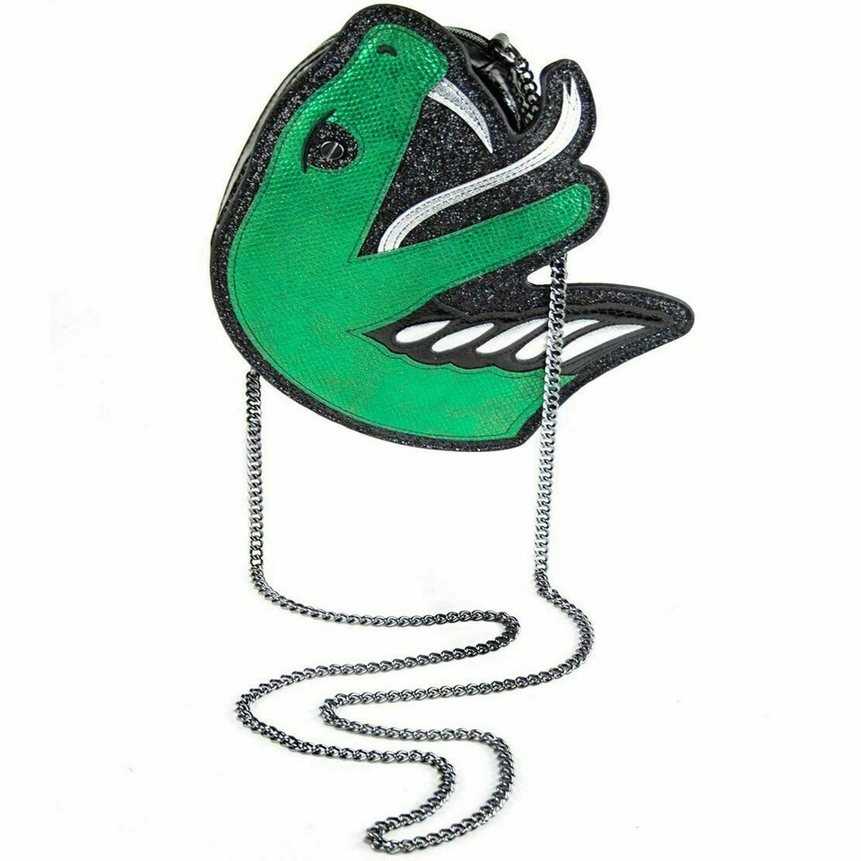 image 1 of Danielle Nicole Slytherin Harry Potter Crossbody Bag - Green/Black/Silver - One Size | Green