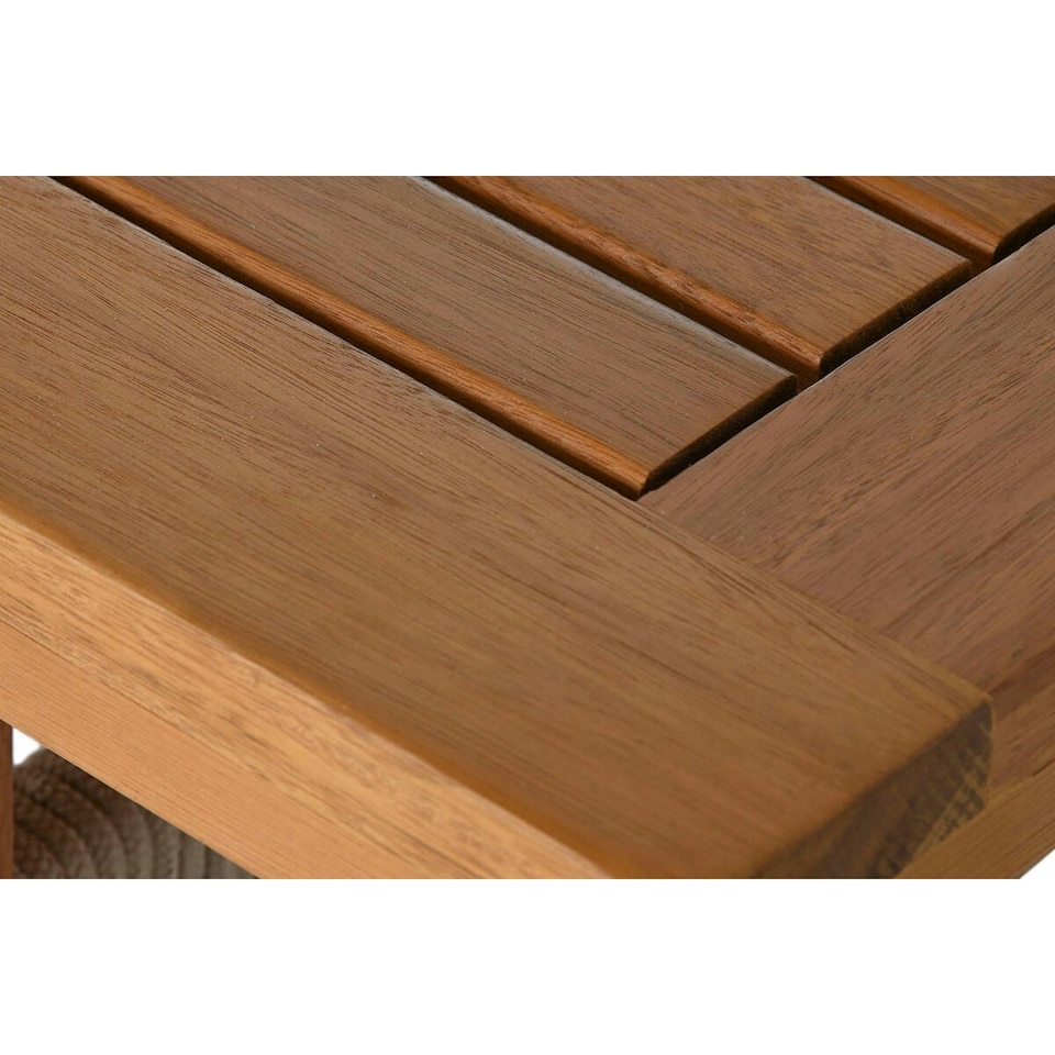 image 1 of Table set with chairs Home ESPRIT Brown Rope Eucalyptus wood 230 x 100 x 75 cm N/A