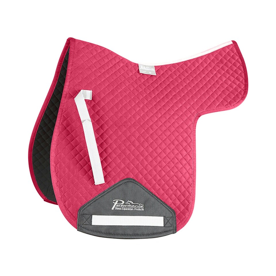 Performance Horse Numnah - Raspberry - 14in - 14in