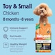 image 3 of Tails.com Inner Vitality Dry Dog Food Toy & Small Adult Chicken 4 x 2kg