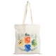 image 1 of Harry Potter Herbology Crests Canvas Tote Bag - Cream/Multicoloured - One Size Cream