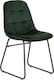 image 4 of Pair of Lukas Velvet Dining Chairs | Green | Emerald Green | 2