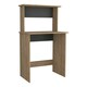 image 1 of Vegas, Workstation With Keyboard Shelf Brown