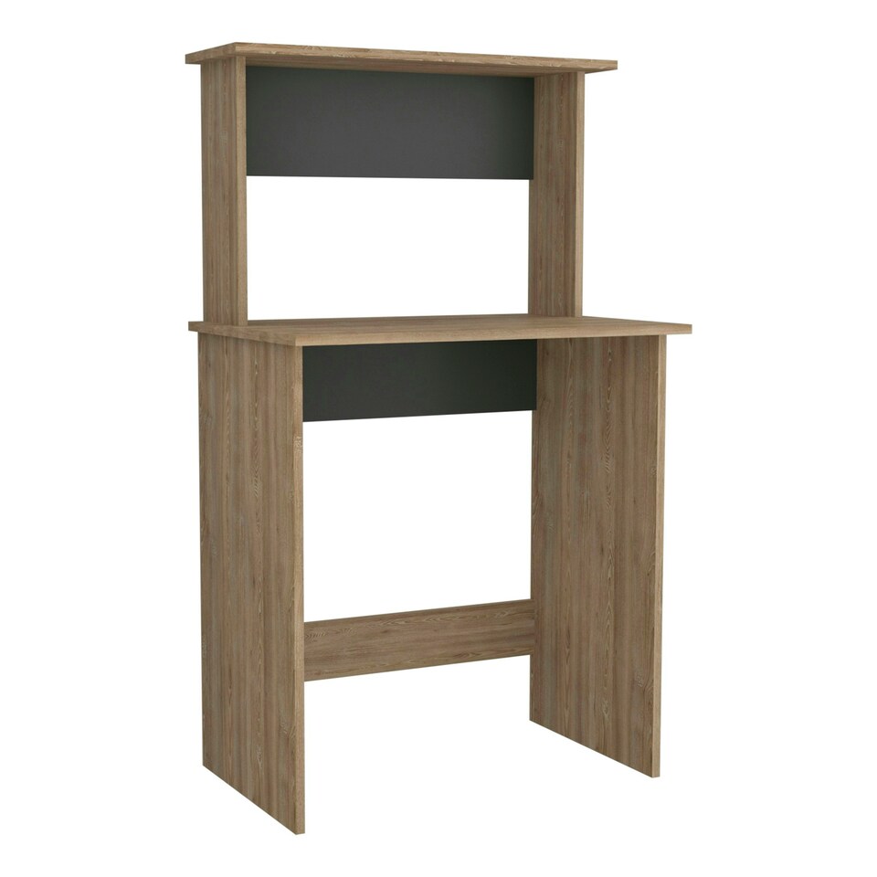 image 1 of Vegas, Workstation With Keyboard Shelf Brown