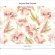 image 4 of In Bloom Full Wall Mural in Watercolour Peach and Green | Cream | Watercolour Peach And Green | Large (300cm x 240cm), Extra Large (350cm x 240cm)
