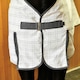 image 4 of Weatherbeeta Comfitec Standard-Neck Cotton Horse Rug Liner - White/Grey - 4´