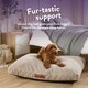 image 2 of Paws for Slumber Sherpa Pet Bed, Large