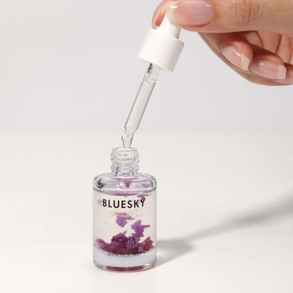 image 1 of Bluesky Clear Cuticle Oil - Flower Cuticle Oil (Rose) 10ml