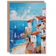 image 1 of Coastal Town Beach Sailboats Abstract Him Her Birthday Card