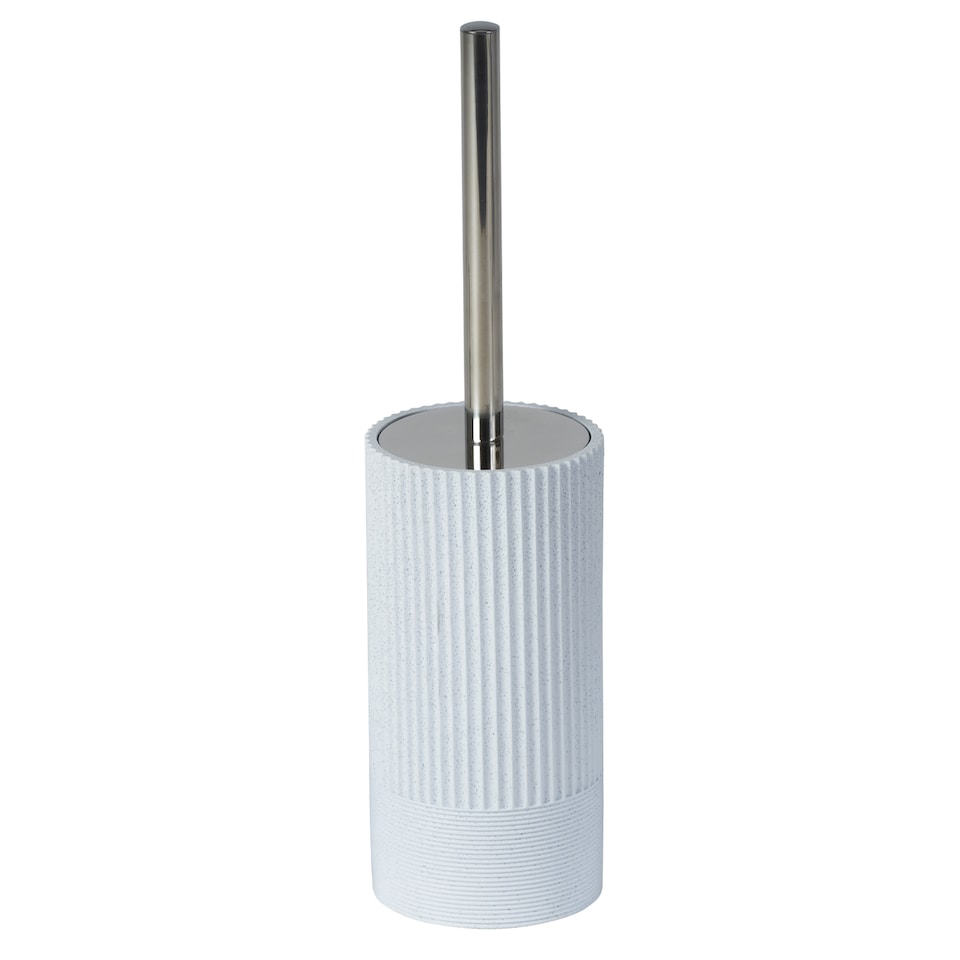 image 1 of Showerdrape Tranquil Pale Blue Sparkle Toilet Brush & Holder | Blue | 1