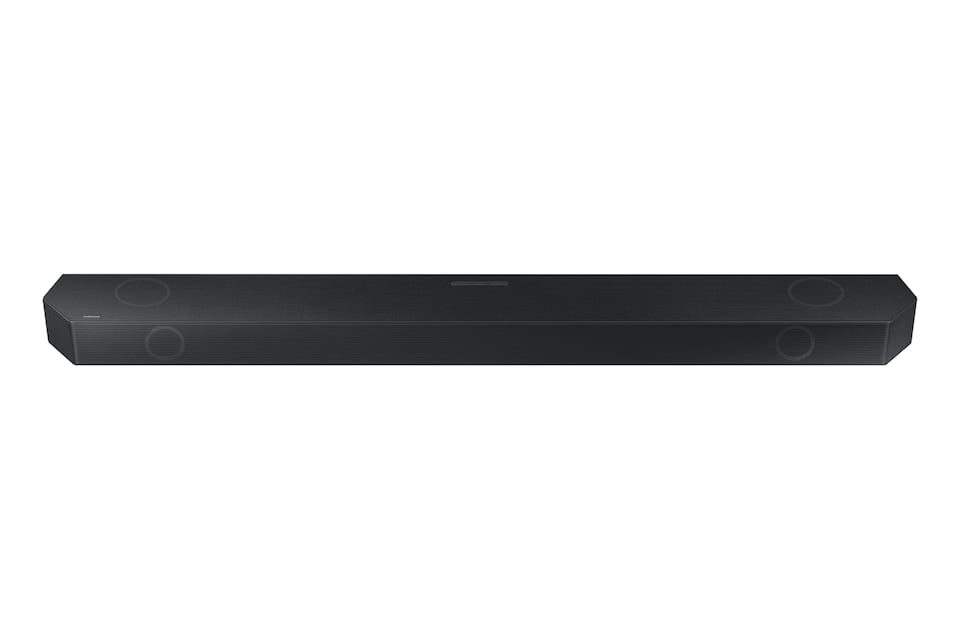 image 1 of Samsung Q990D Q-Series 11.1.4ch Cinematic Soundbar with Subwoofer and Rear Speakers (2024) | Black | Black
