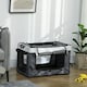 image 7 of PawHut Foldable Pet Stroller w/ Detachable Carrier, Soft Padding - Grey