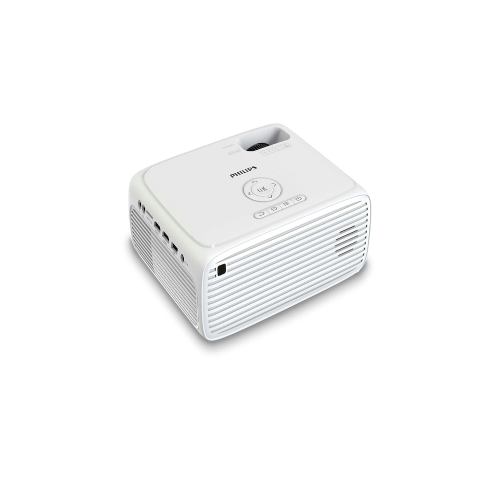 image 1 of Philips NeoPix Smart 200 Projector White- 80", LED, 1080p, Built-in media player