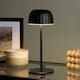 image 1 of Ella Outdoor Rechargeable Table Lamp - Grey Black