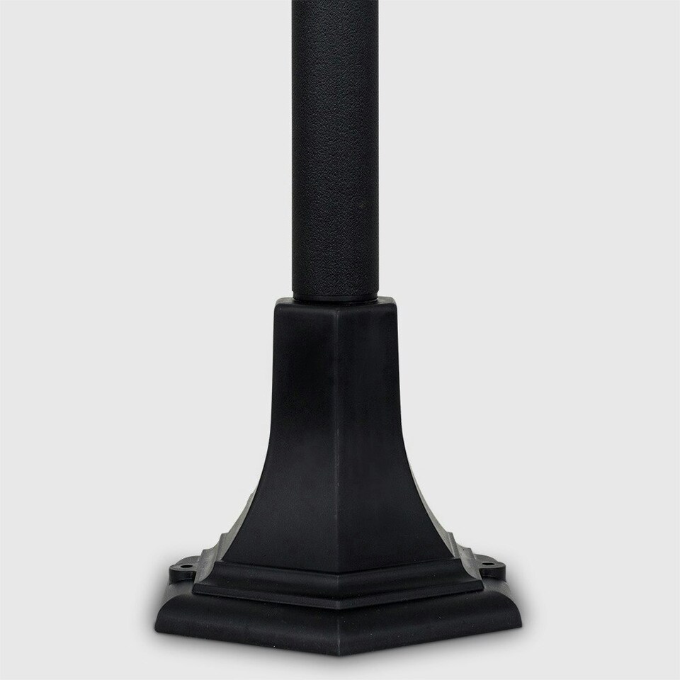 image 1 of ValueLights Mayfair Black Outdoor Bollard Light