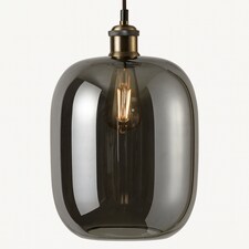 CGC Lighting Lorna Smoked Glass Cylinder Lampshade