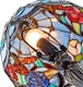 image 3 of Humming Bird Tiffany Lamp with Colourful Stained Glass Shade | Multi