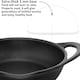image 7 of Cast Iron Frying Pan, 24 cm Diameter, Cast Iron Skillet, Omlette Pan, Iron Frypan, Black