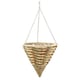 image 1 of Marco Paul Cone Hanging Planter 14" Brown