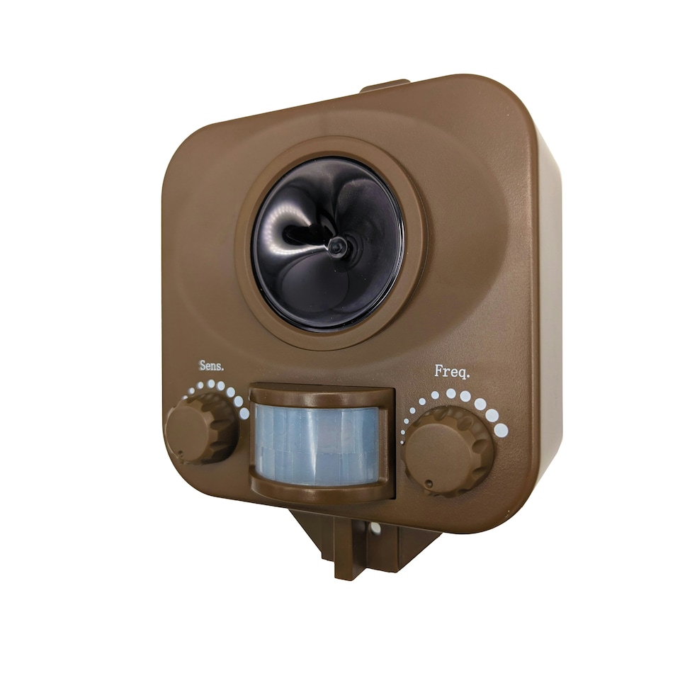 image 1 of Pestbye Battery Powered Fox Repellent Ultrasonic Repeller Deterrent Fox Scarer with Ground Stake