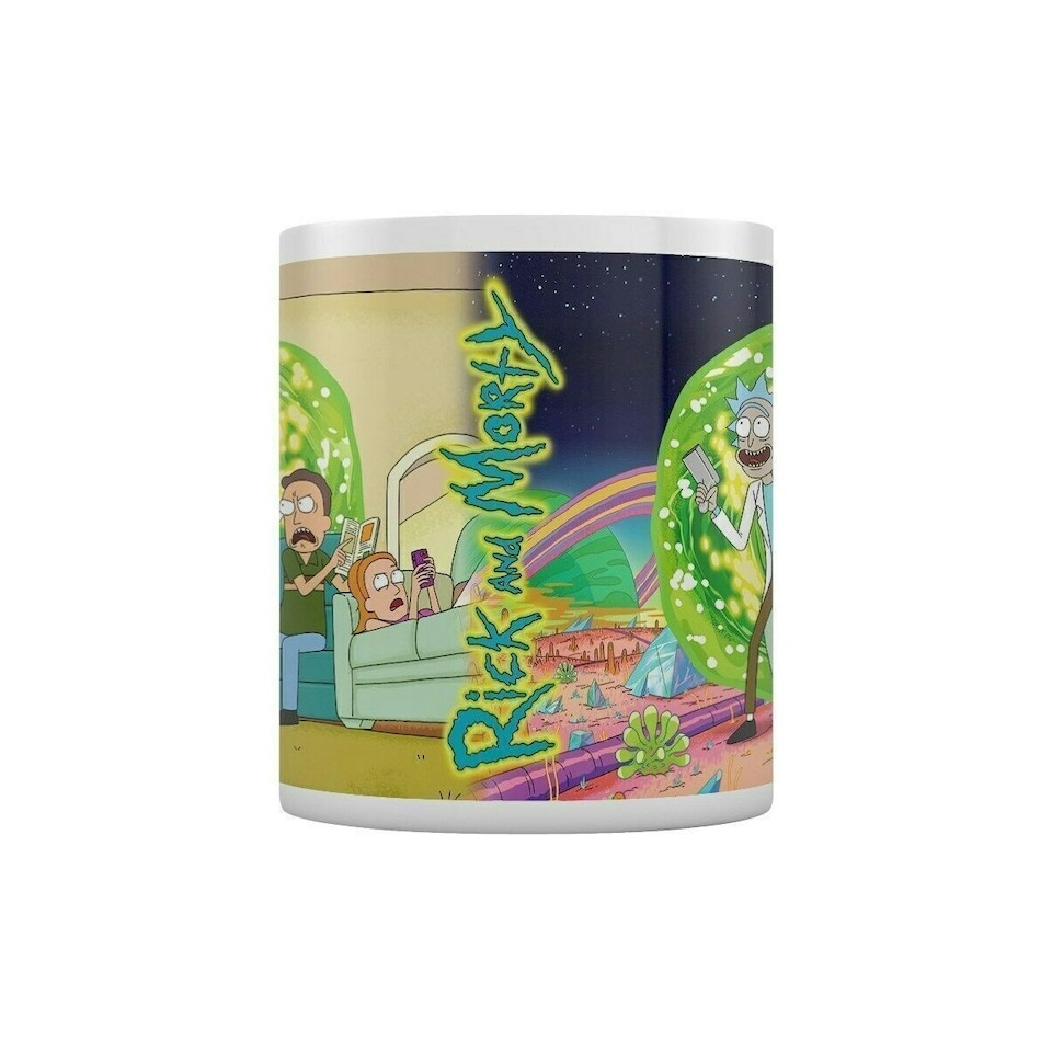 image 1 of Rick And Morty Portal Mug - Multicoloured - One Size