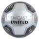 image 4 of Newcastle United FC Signature Metallic Football - Silver/Black/Green - 5