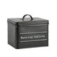 image 1 of Harbour Housewares Vintage Metal Washing Tablets Canister - Black | Black | Black | 1