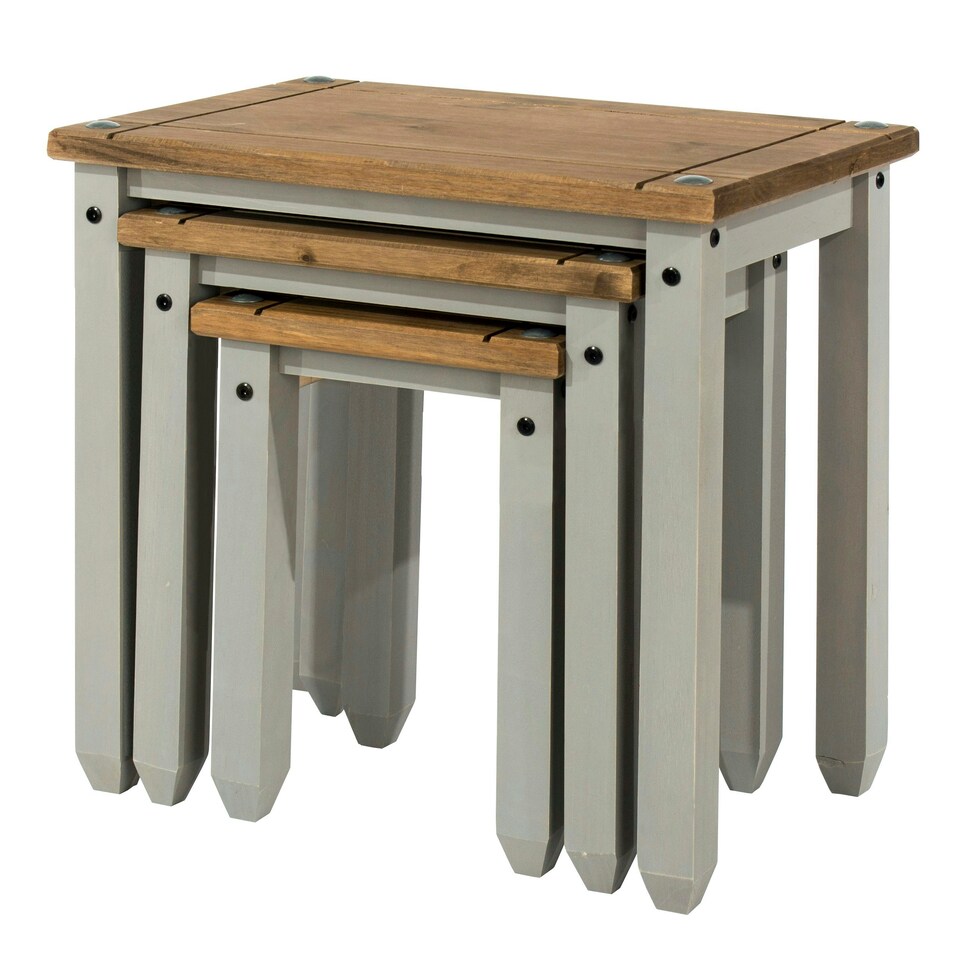 image 1 of Corona Grey, Nest Of Tables Grey