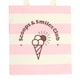 image 3 of Something Different Scoops & Smiles Club Polycotton Tote Bag | Pink | Pink/White | 1