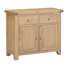 Windsor 2 Door 2 Drawer Sideboard - L40 x W97 x H81.5 cm - Natural Oak