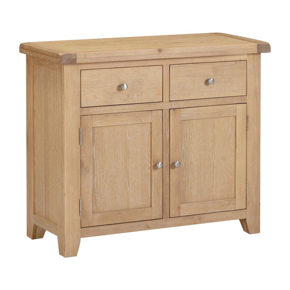 image 1 of Windsor 2 Door 2 Drawer Sideboard - L40 x W97 x H81.5 cm - Natural Oak