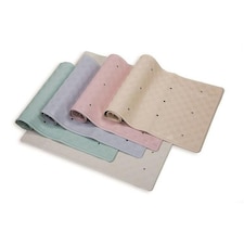 Rubber Shower Mat Cream 53 x 53cm - One Colour - One Size