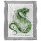 image 1 of Harry Potter Slytherin Ink Splatter Blanket - Multicoloured - One Size